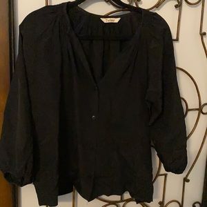 Tucker black blouse
